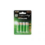 TECHLY 306974 Alkaline batteries 1.5V AA LR6 4ks