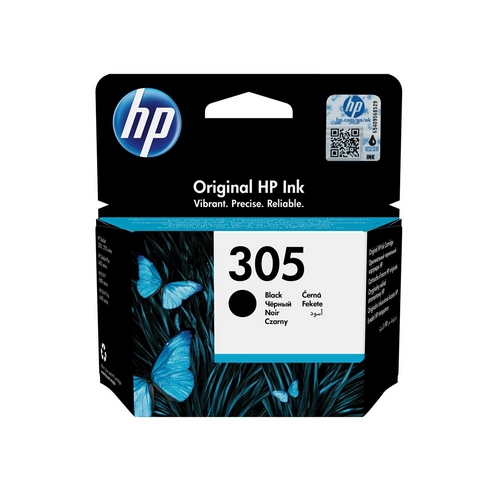 HP 305 2ml černá originál inkoustová cartridge