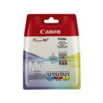 Canon CLI-521 Pack originál, CMY BLISTER – 3 x 9ml