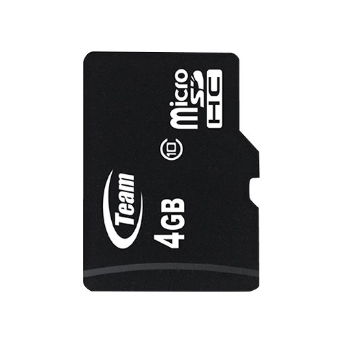 Team Group Paměťová karta Micro SDHC 4GB Class 10 +Adapter