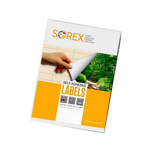 Etikety Sorex 70 x 48mm/1800 etiket