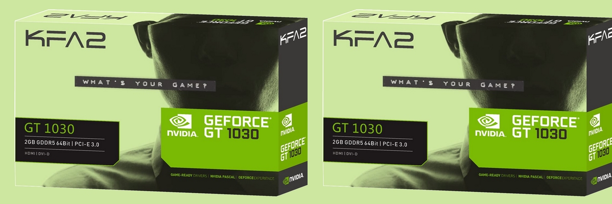 KFA2 GT 1030 2GB GDDR5 SINGLE FAN HDMI DVI-D